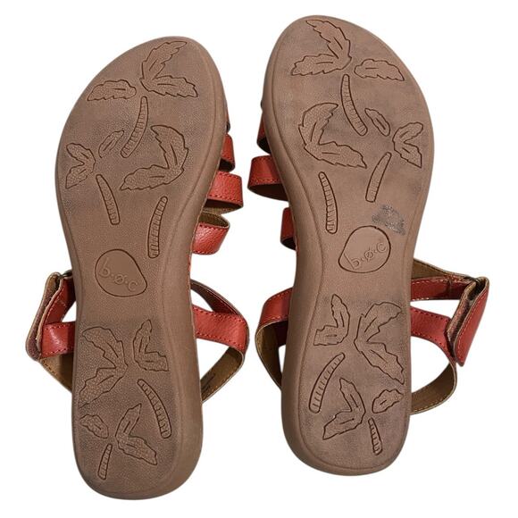 BOC Born Concept Orange Strappy Sandals Size 10.5 - Picture 6 of 6